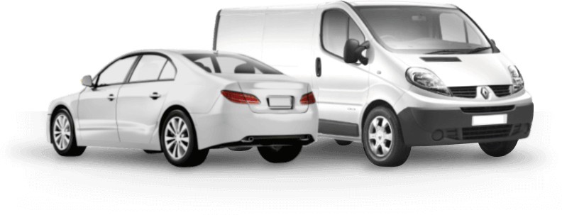 White Car and Van